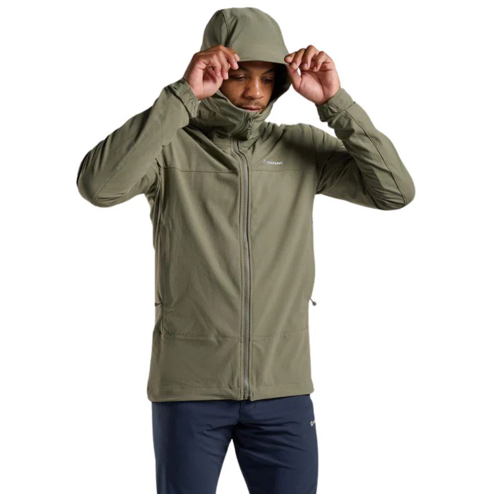Montane Men's Tenacity Hooded Softshell Jacket (Caper) - Image 7