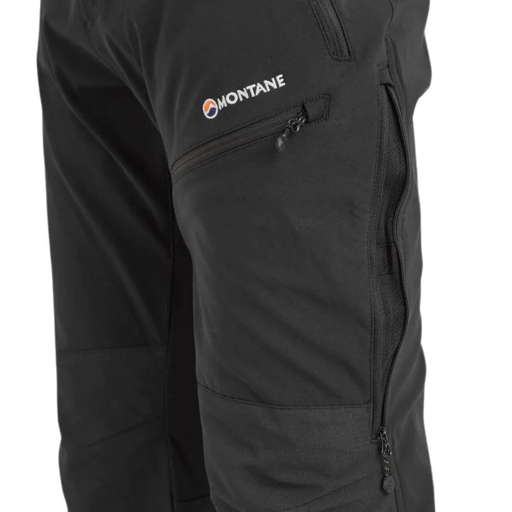 Montane Men's Terra Mission Hiking Pants - Regular (Black) - Image 5