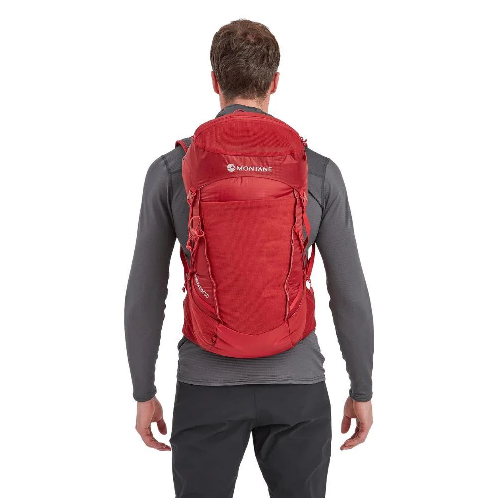 Montane Trailblazer 30 Litre Rucksack (Acer Red) - Image 5