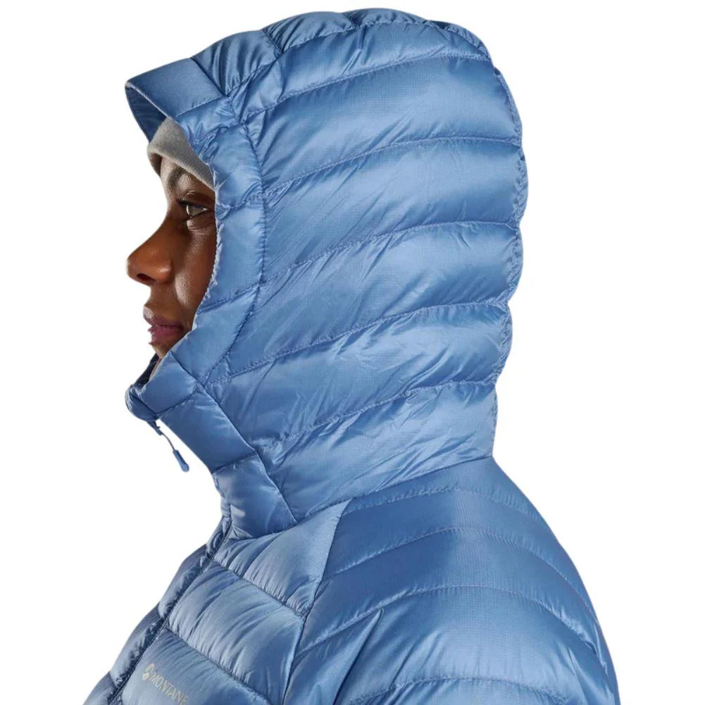 Montane Women's Anti Freeze Hooded Down Jacket - 2025 (Cornflower) - Image 6