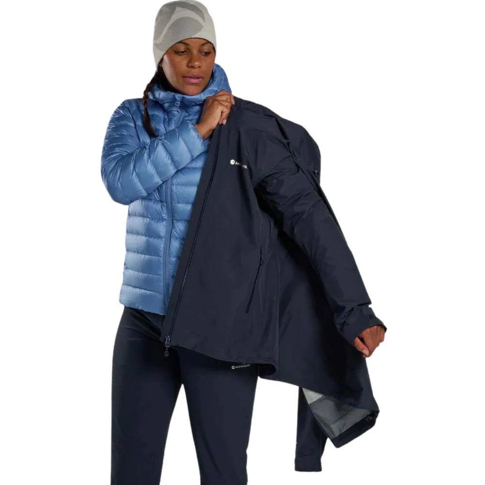 Montane Women's Anti Freeze Hooded Down Jacket - 2025 (Cornflower) - Image 8