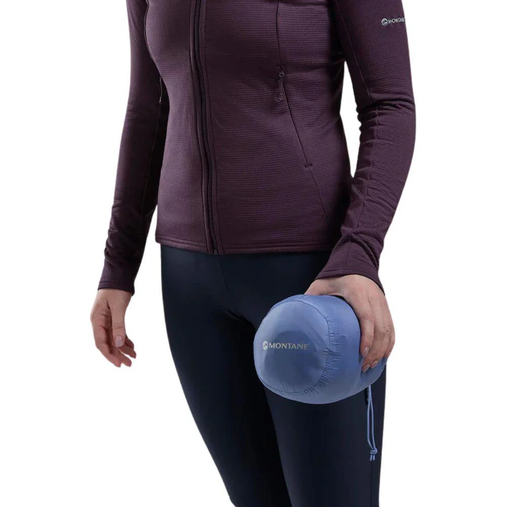 Montane Women's Anti-Freeze Hooded Down Jacket - 2024 (Cornflower) - Image 9
