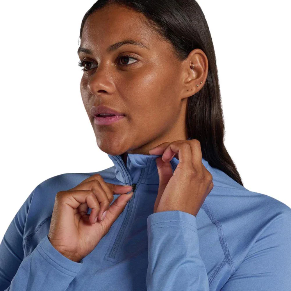 Montane Women's Dart XT Thermal Zip Neck T-Shirt (Cornflower) - Image 4
