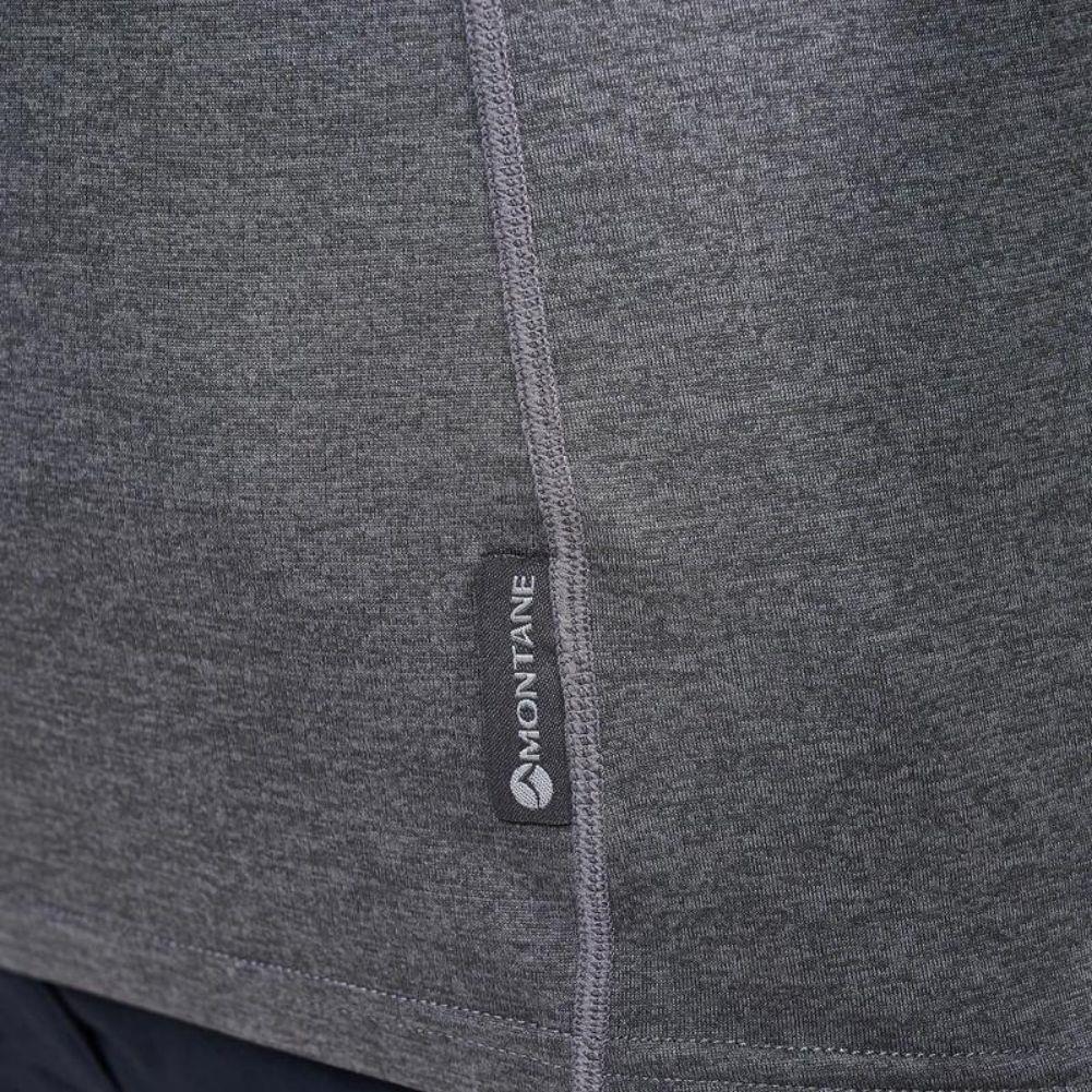 Montane Women's Dart Zip Neck LS Base Layer Top (Nordic Grey) - Image 5