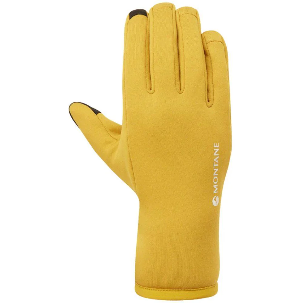 Montane Women's Fury Fleece Gloves (Ginkgo Gold) - Image 2