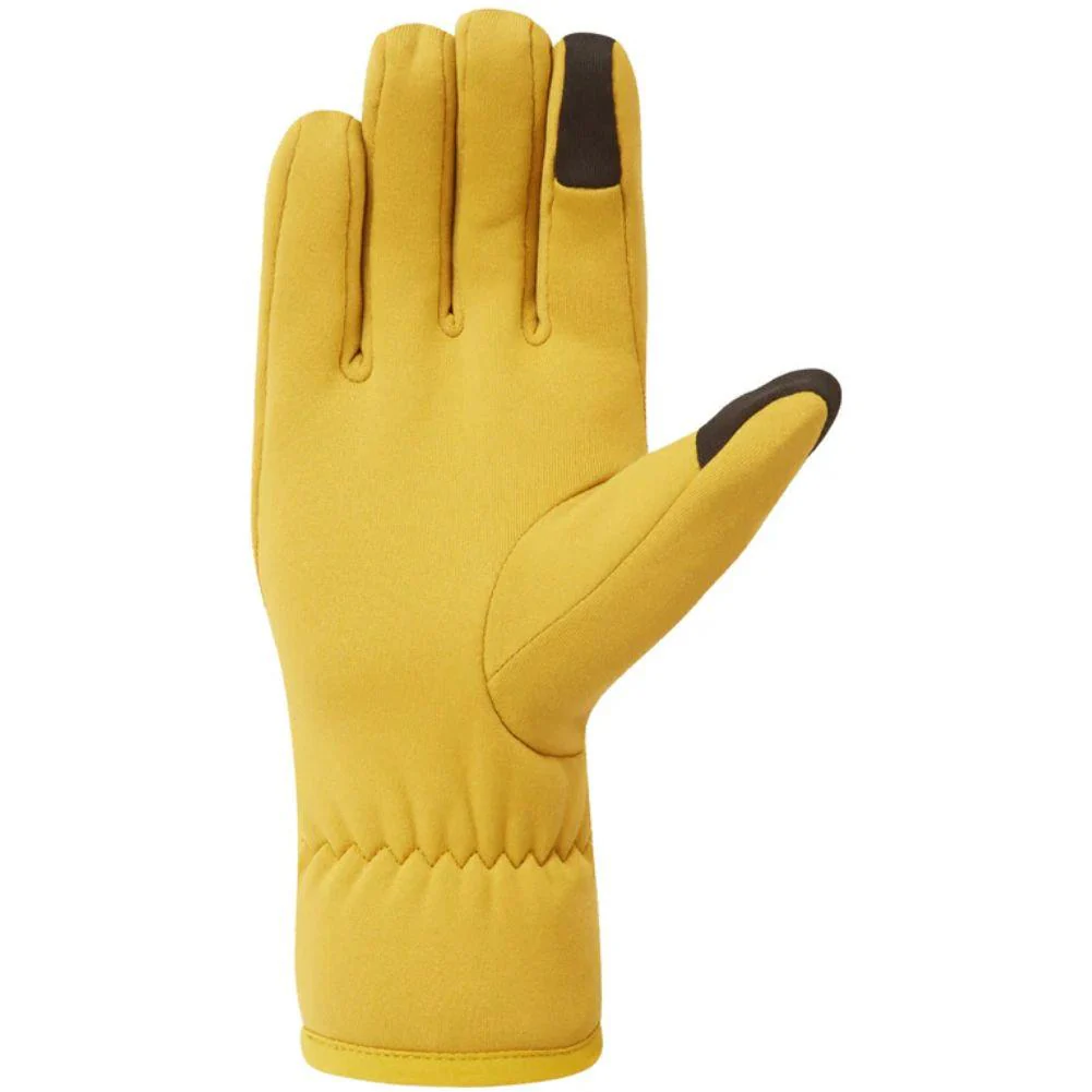 Montane Women's Fury Fleece Gloves (Ginkgo Gold) - Image 3