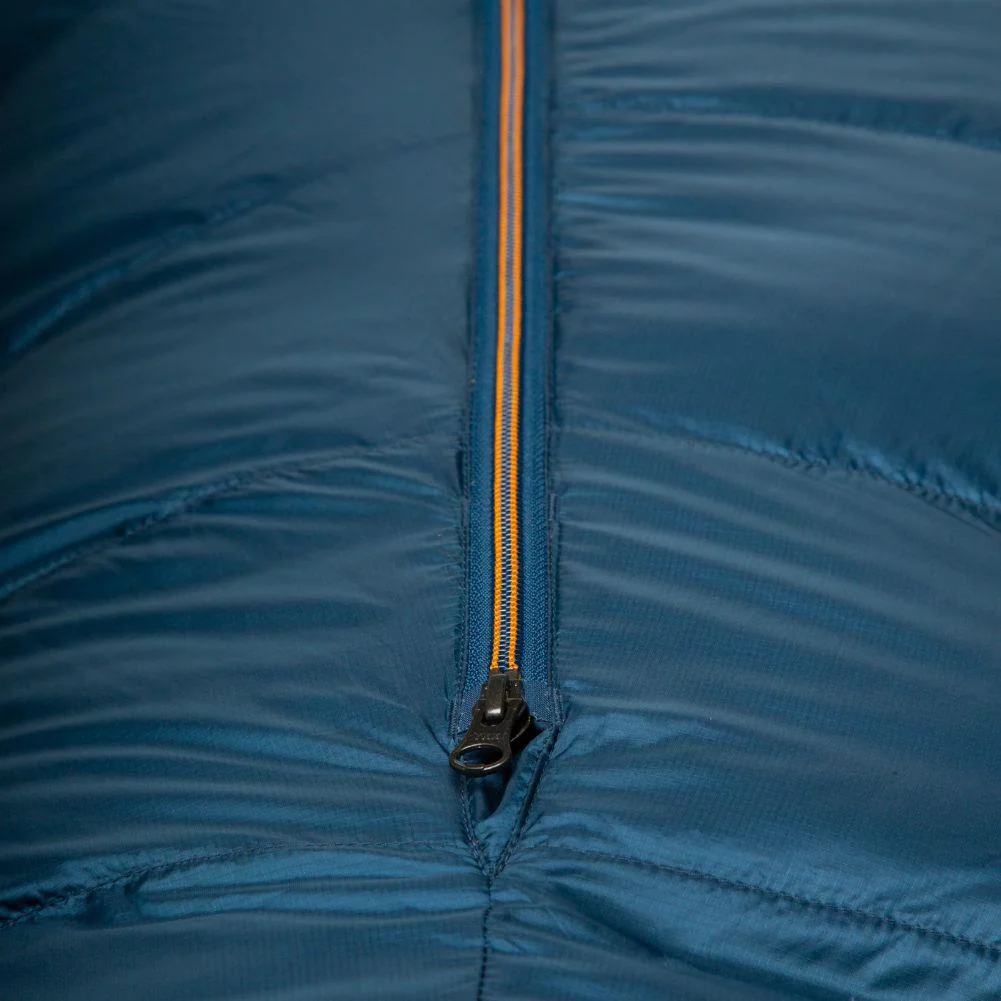 Mountain Equipment Helium 400 Long Down Sleeping Bag (Majolica Blue) - Image 14