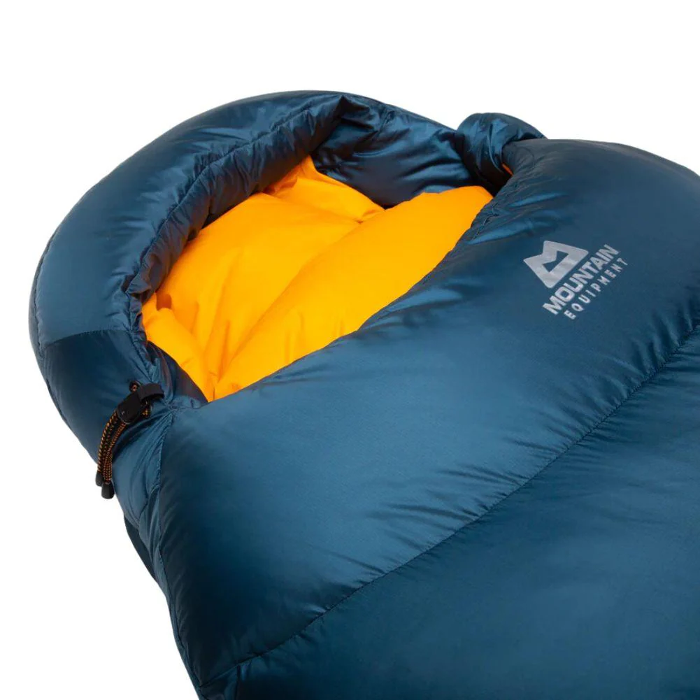 Mountain Equipment Helium 600 Down Sleeping Bag - Long (Majolica Blue) - Image 4