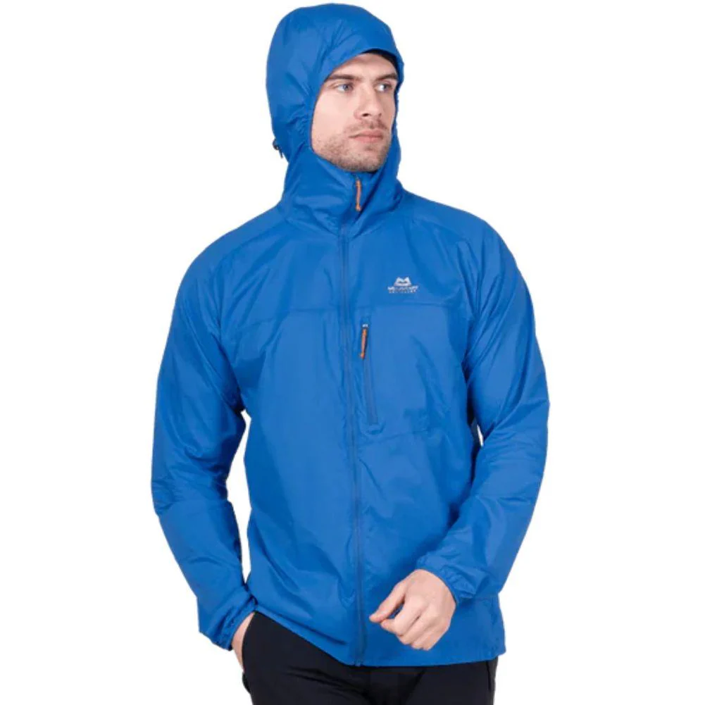 Mountain Equipment Men's Aerofoil Soft Shell Hooded Jacket (Atlantic Blue) - Image 5