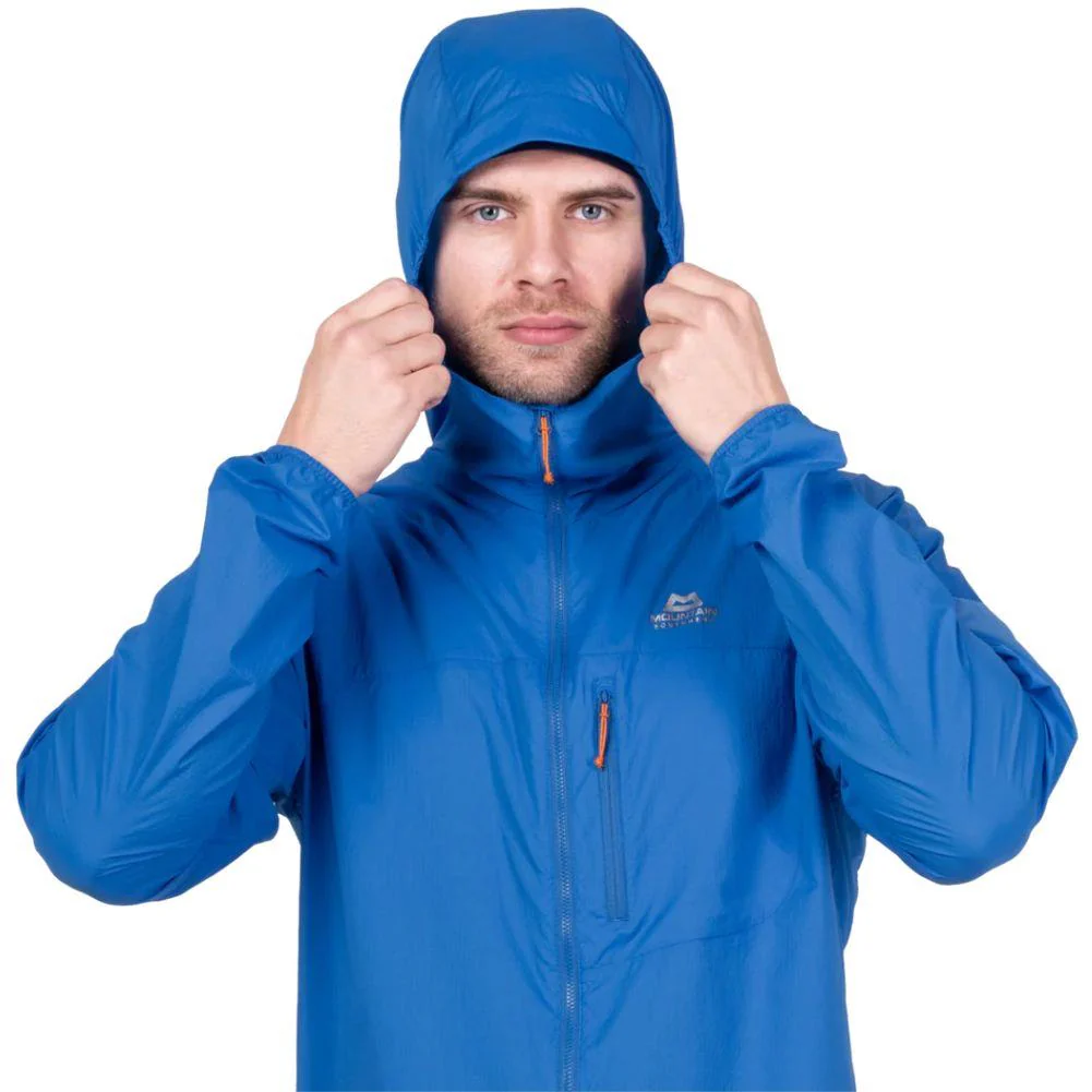 Mountain Equipment Men's Aerofoil Soft Shell Hooded Jacket (Atlantic Blue) - Image 7