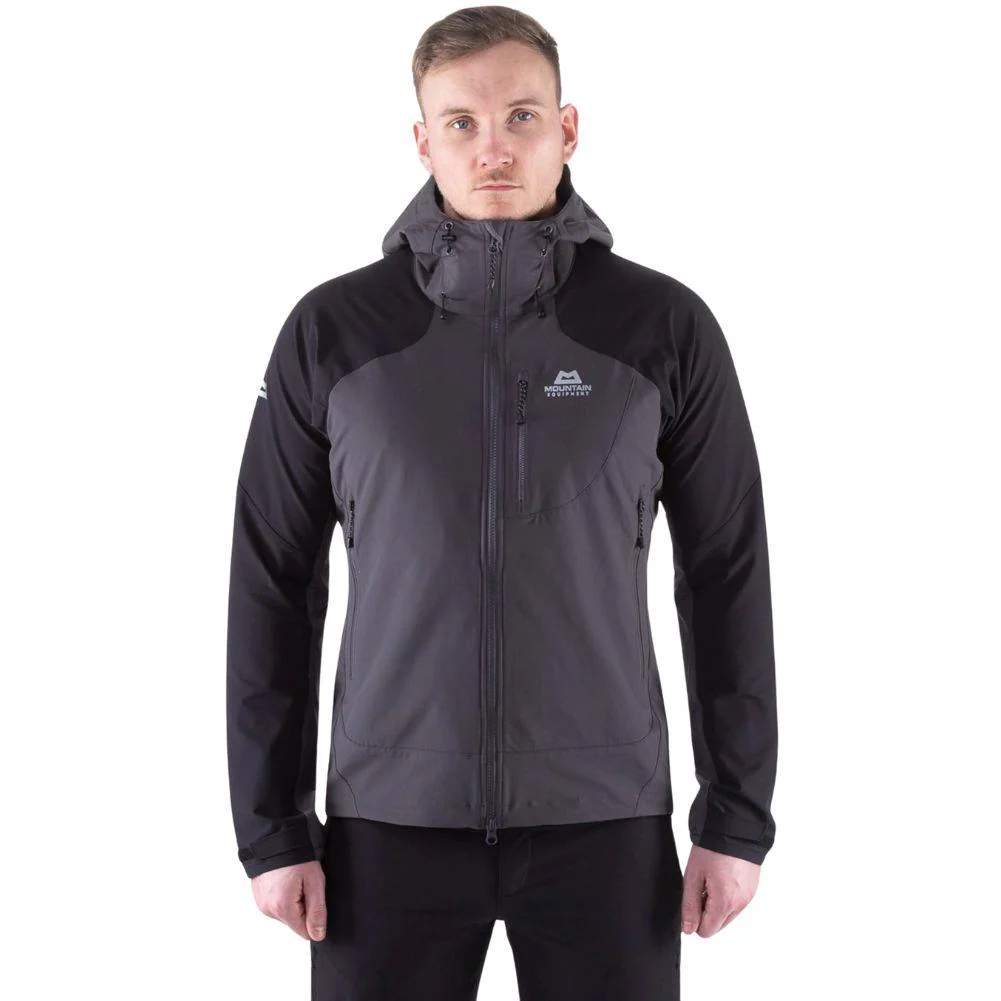 Mountain Equipment Men's Frontier Hooded Jacket (Anvil Grey/Black) - Image 2