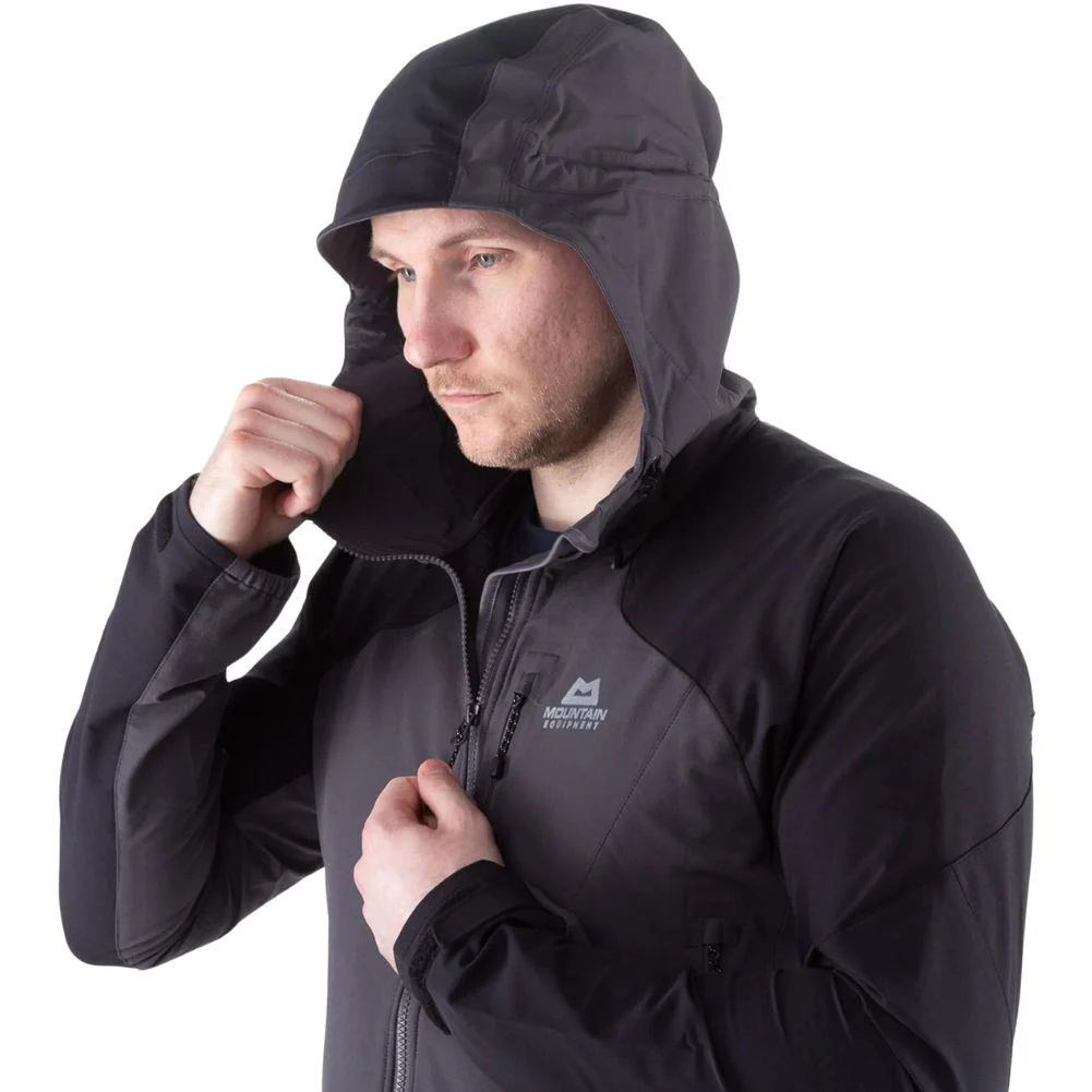 Mountain Equipment Men's Frontier Hooded Jacket (Anvil Grey/Black) - Image 4
