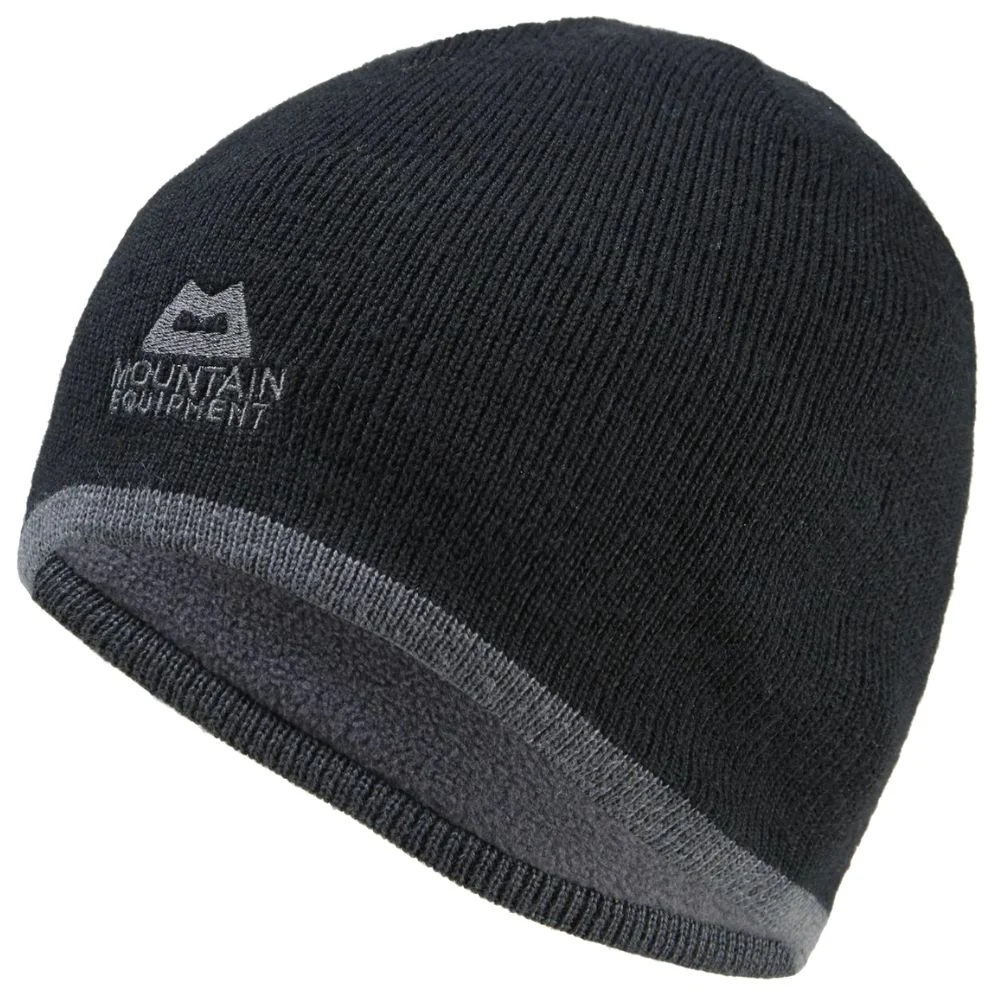 Mountain Equipment Plain Knitted Beanie (Black/Shadow)