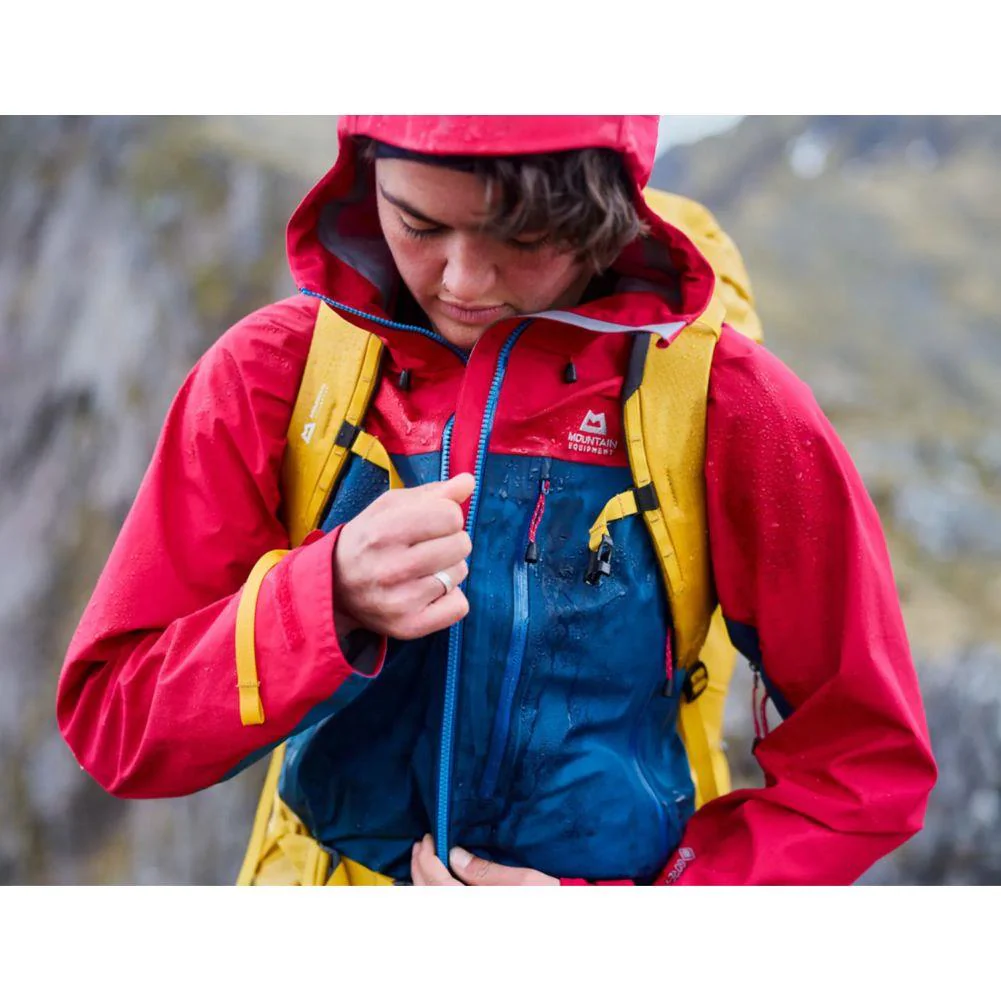 Mountain Equipment Women's Makalu GORE-TEX Jacket (Majolica/Capsicum) - Image 2