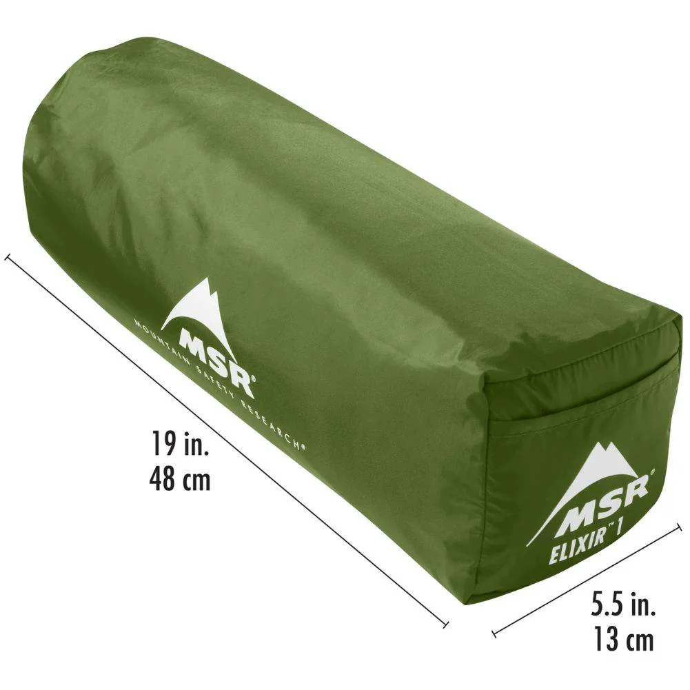 MSR Elixir 1 Tent -1 Person Backpacking Tent 2026 (Green) - Image 8