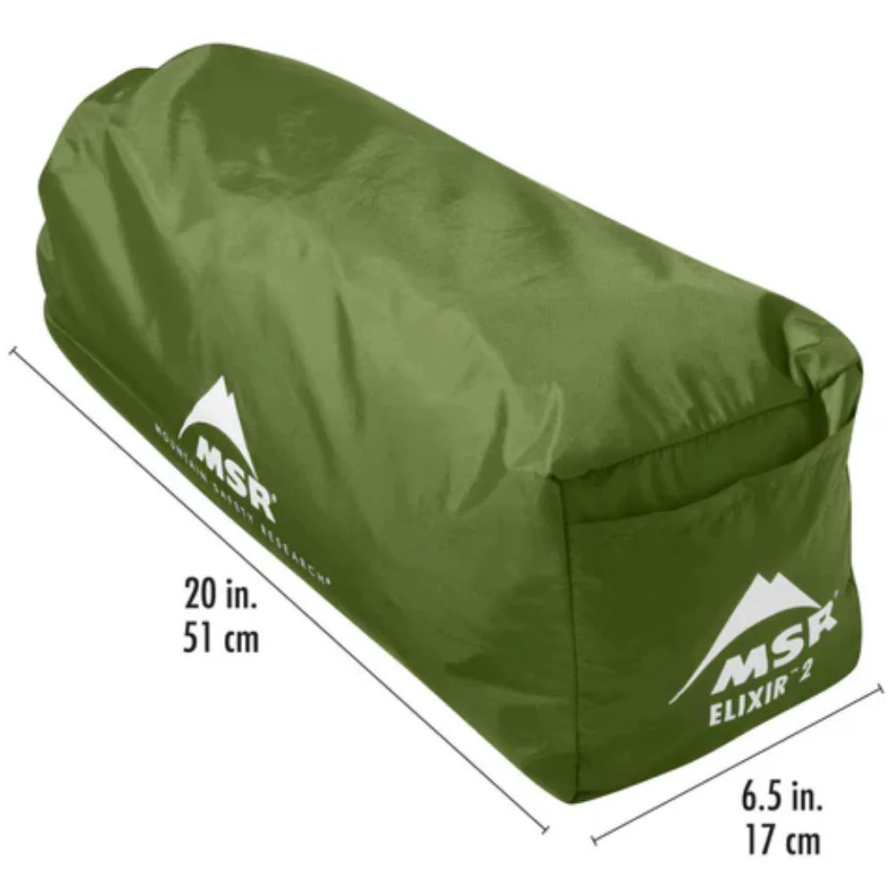 MSR Elixir 2 Tent - 2-Person Backpacking Tent 2026 (Green) - Image 10
