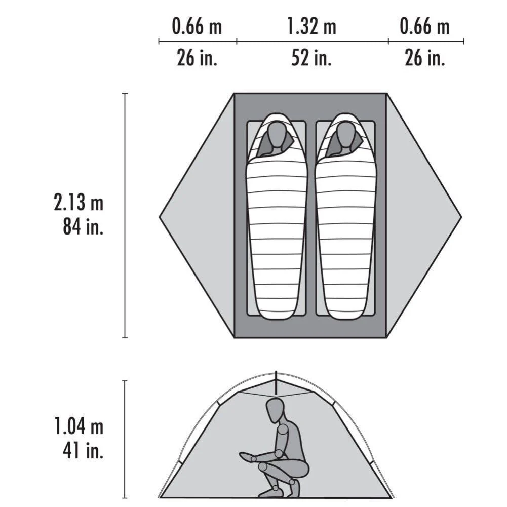 MSR Elixir 2 Tent - 2-Person Backpacking Tent 2026 (Green) - Image 9
