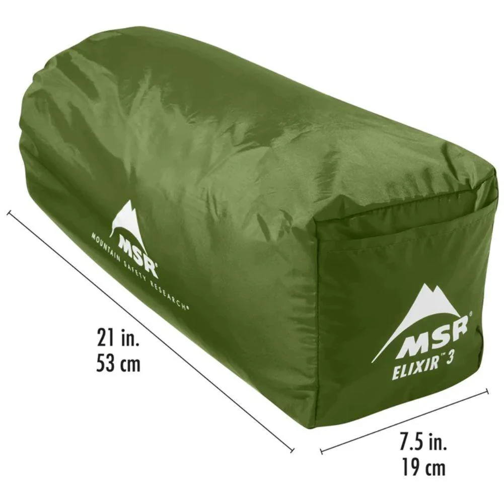 MSR Elixir 3 Tent - 3 Person Backpacking Tent 2026 (Green) - Image 8