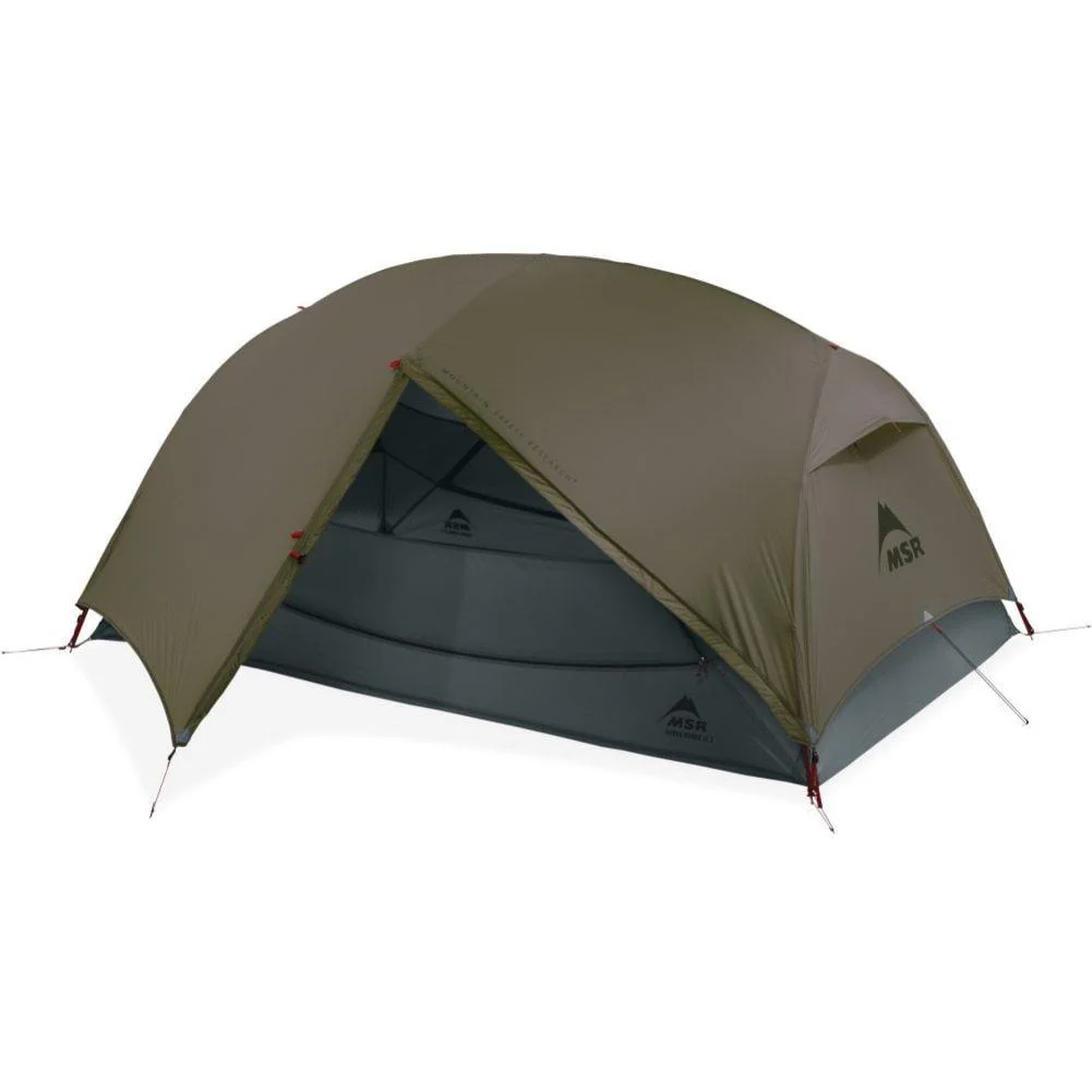 MSR Hubba Hubba LT 2 Tent - 2-Person Backpacking Tent (Green)