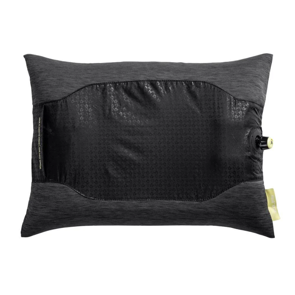 Nemo Equipment Fillo Elite Ultralight Backpacking Pillow (Black Pearl/Citron) - Image 2