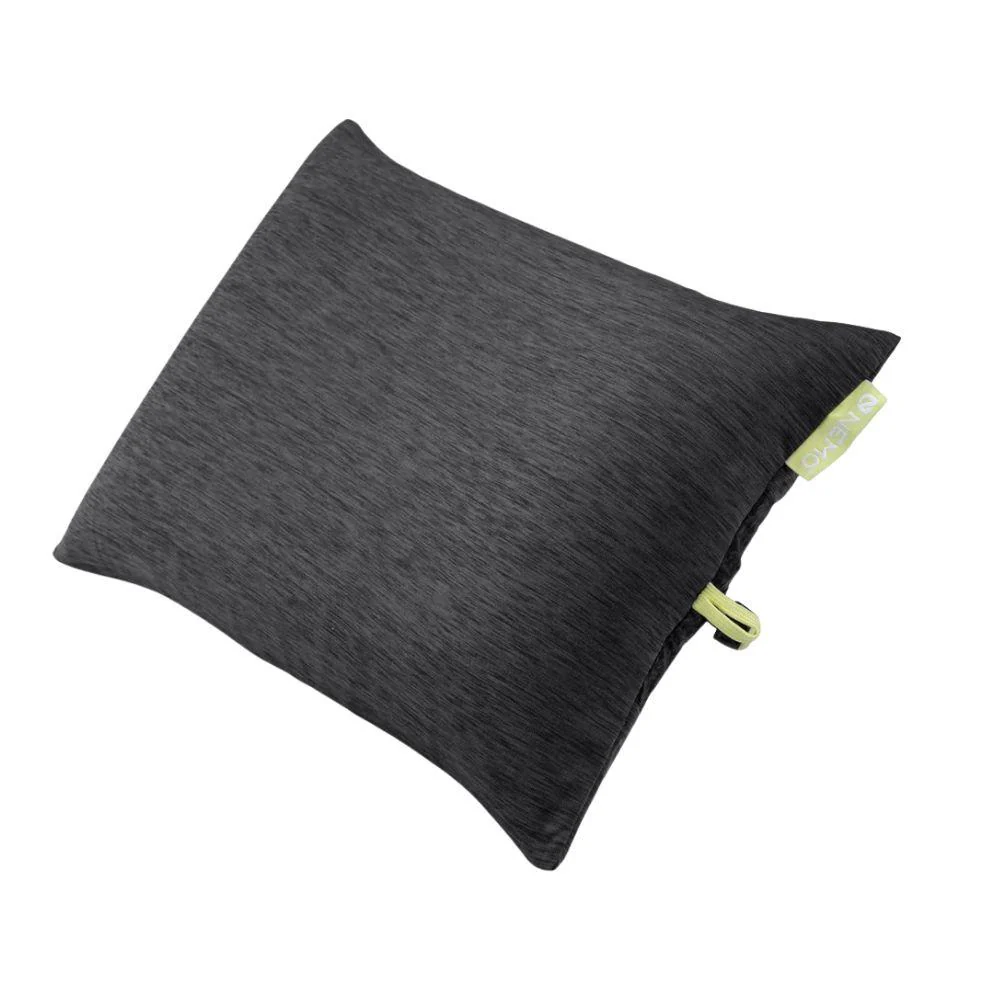 Nemo Equipment Fillo Elite Ultralight Backpacking Pillow (Black Pearl/Citron) - Image 4