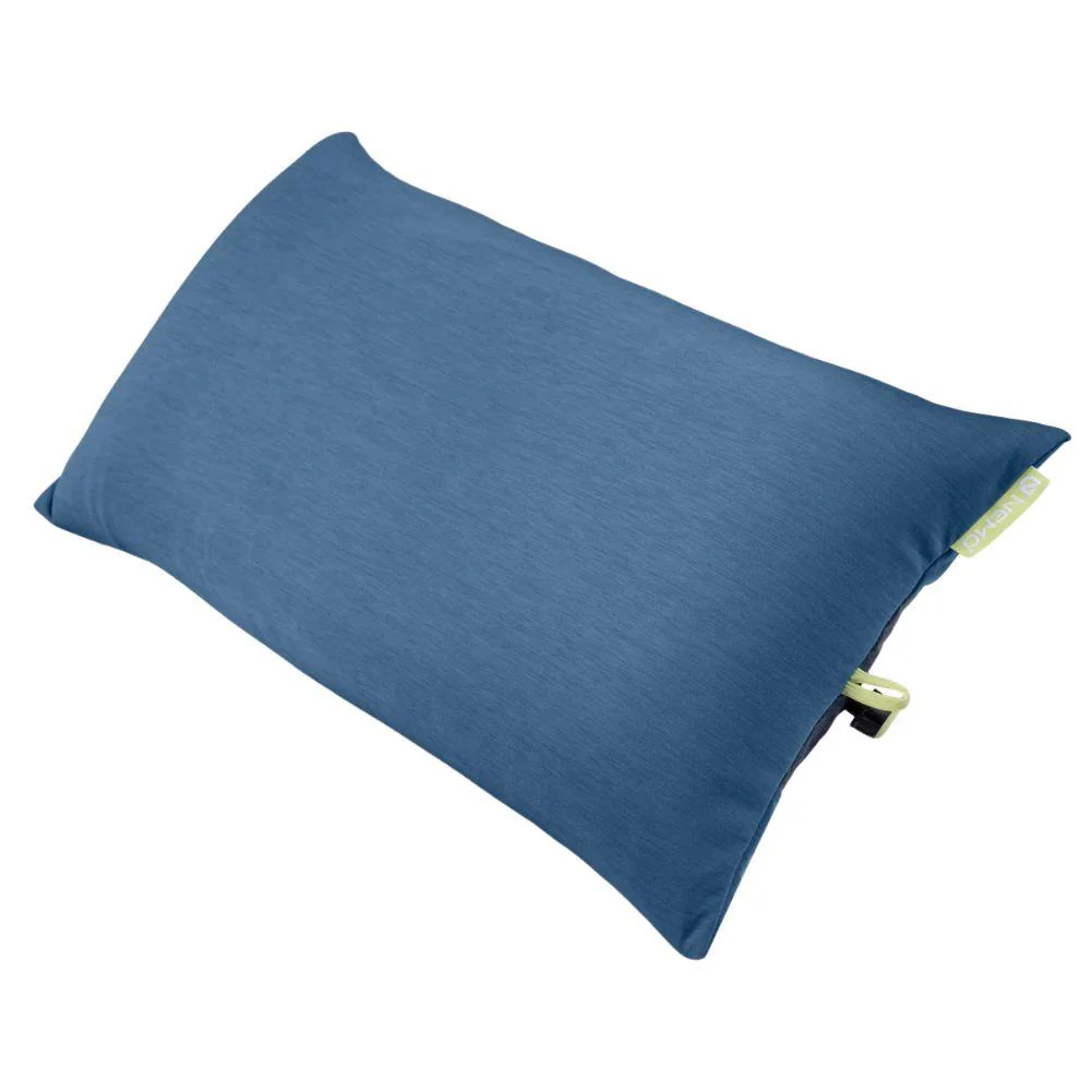 Nemo Equipment Fillo Elite Wide Ultralight Backpacking Pillow (Blue Horizon/Citron) - Image 6