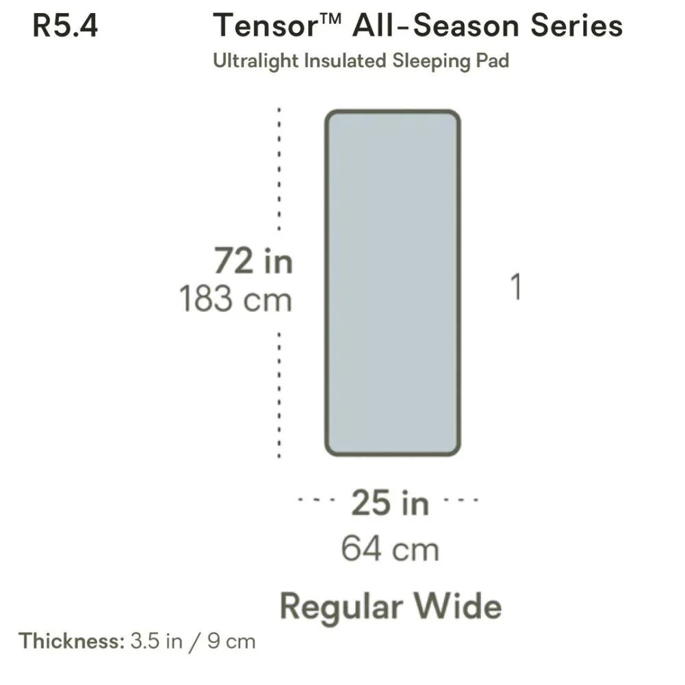 Nemo Equipment Tensor All-Season Sleeping Pad (Regular Wide) - Image 6