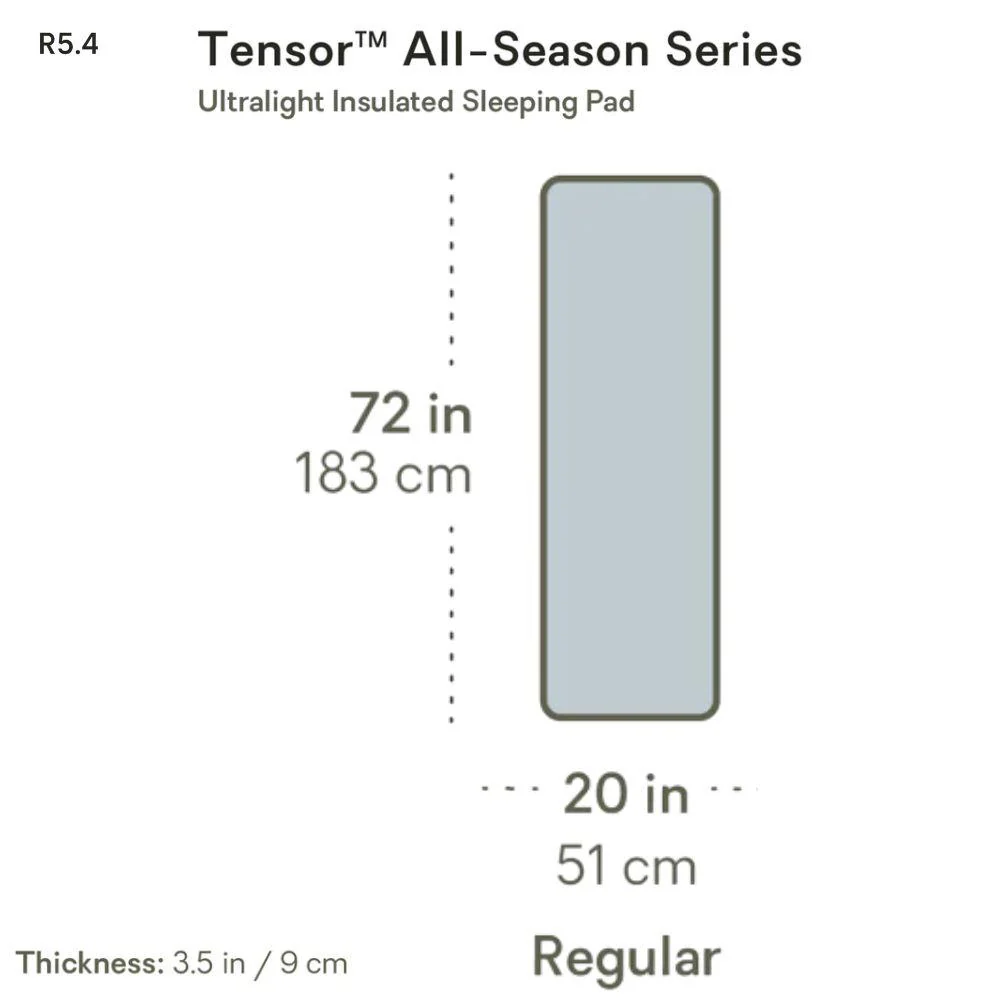 Nemo Equipment Tensor All-Season Ultralight Insulated Sleeping Pad (Regular) - Image 6