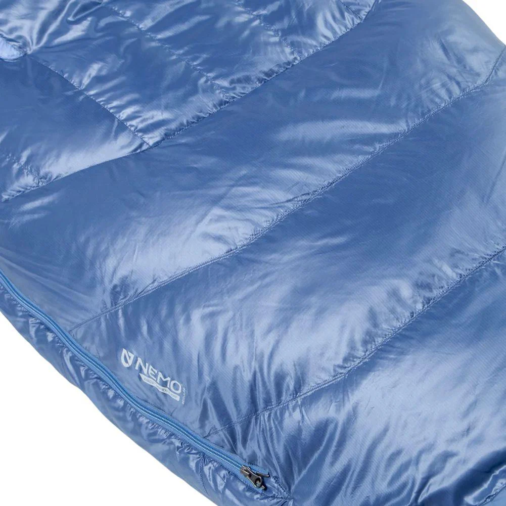 Nemo Equipment Women's Disco Endless Promise 30°F Regular Down Sleeping Bag (Blue Horizon) - Image 13