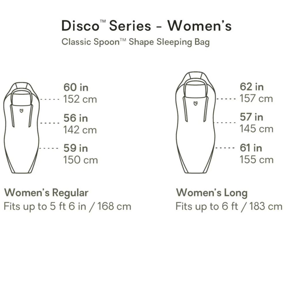 Nemo Equipment Women's Disco Endless Promise 30°F Regular Down Sleeping Bag (Blue Horizon) - Image 17