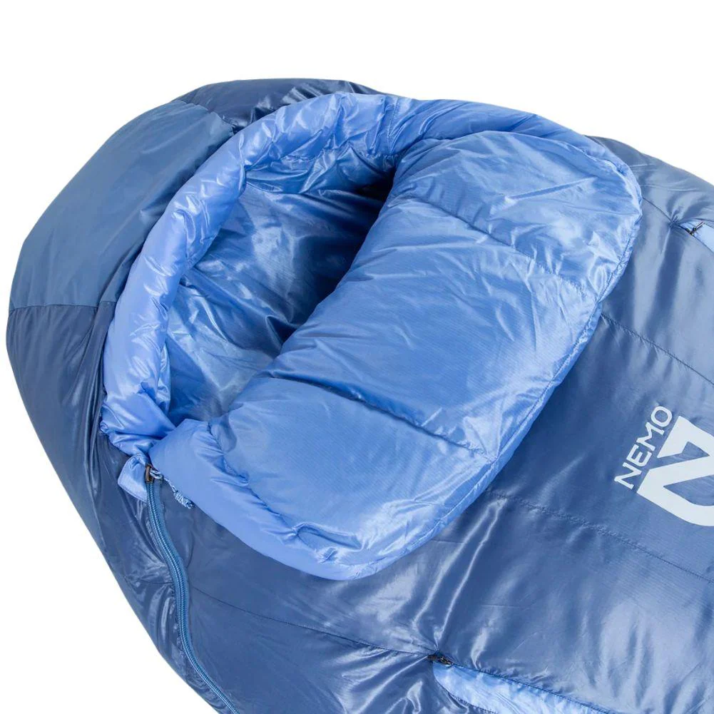 Nemo Equipment Women's Disco Endless Promise 30°F Regular Down Sleeping Bag (Blue Horizon) - Image 8
