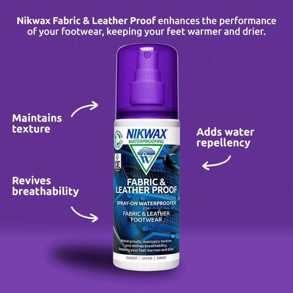 Nikwax Fabric & Leather Proof Spray on 125ml - Image 4