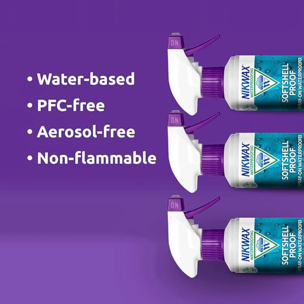 Nikwax Softshell Proof 300ml Spray-On - Image 6