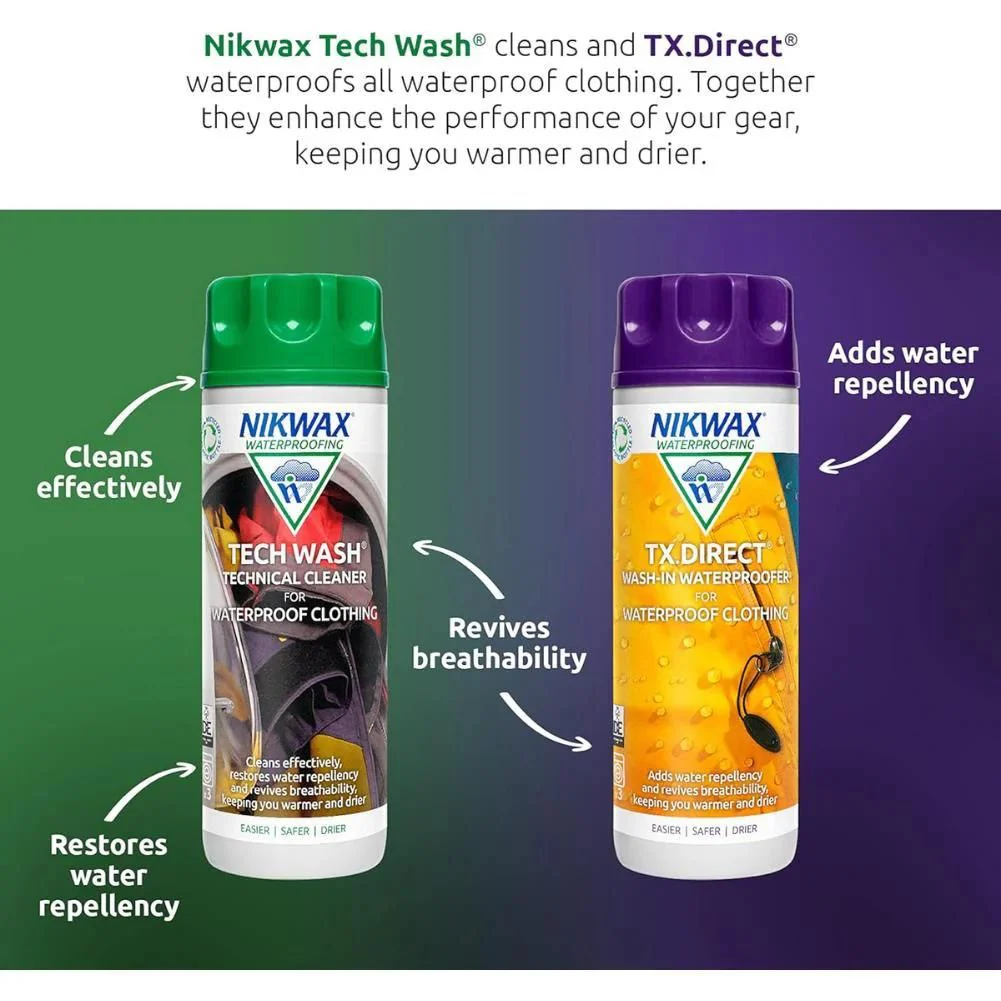 Nikwax Twin Tech Wash/TX Direct Wash In (1L) - Image 13