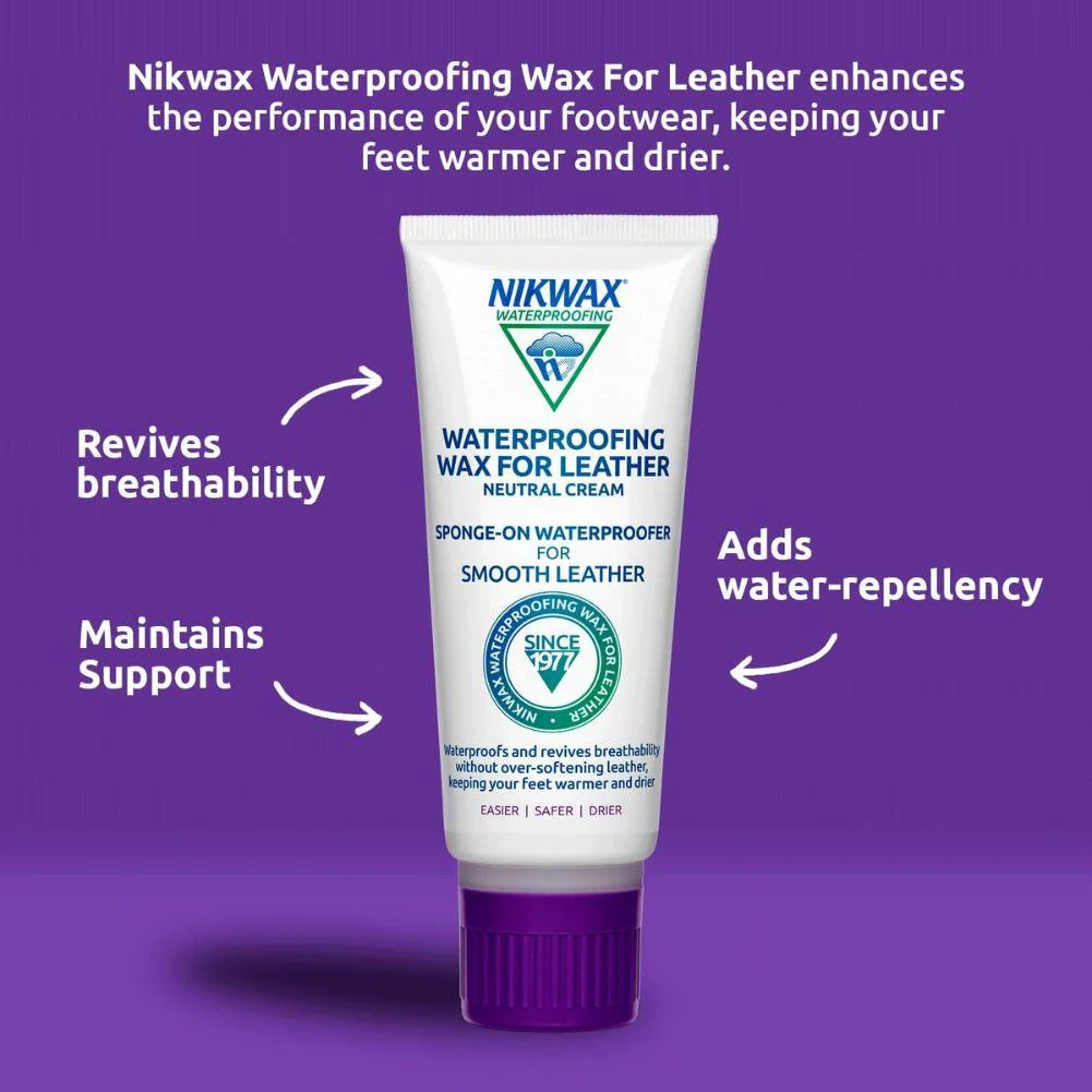Nikwax Waterproofing Wax for Leather - 100ml (Cream/Neutral) - Image 4