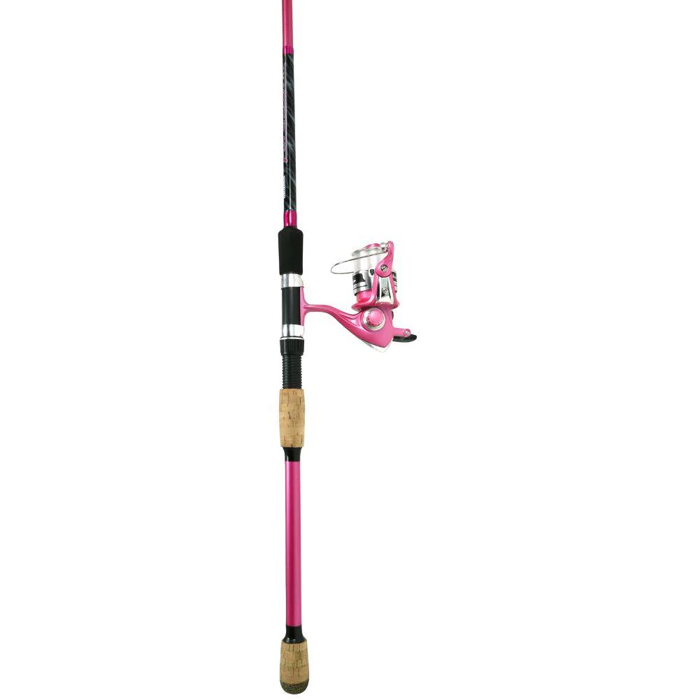Okuma Fin Chaser "X” Series Fishing Rod Combo - 6’0”/ 183cm (Pink) - Image 3