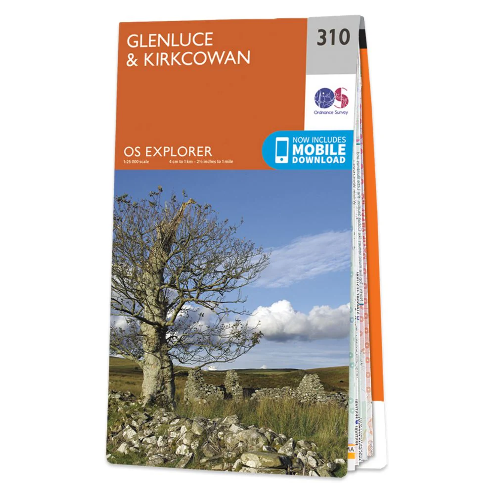 Ordnance Survey Explorer Map 310 Glenluce & Kirkcowan - Image 2