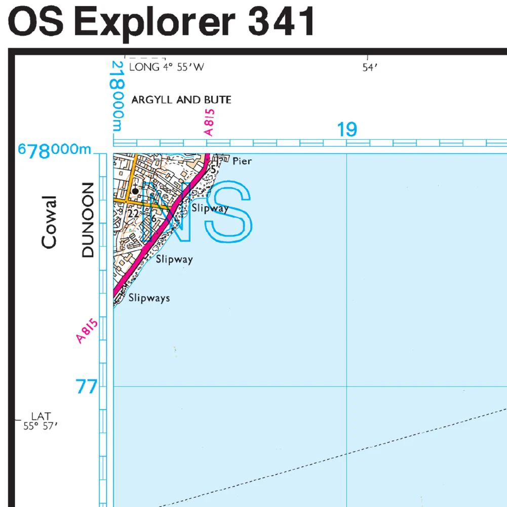 Ordnance Survey Explorer Map 341 Greenock, Largs & Millport - Image 5