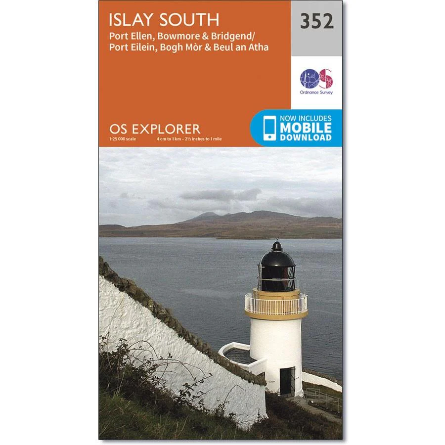 Ordnance Survey Explorer Map 352 Islay South