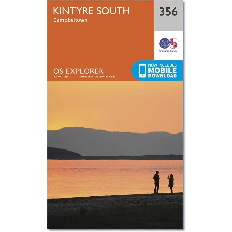 Ordnance Survey Explorer Map 356 Kintyre South