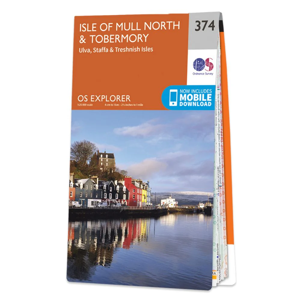 Ordnance Survey Explorer Map 374 - Isle of Mull North & Tobermory - Image 2