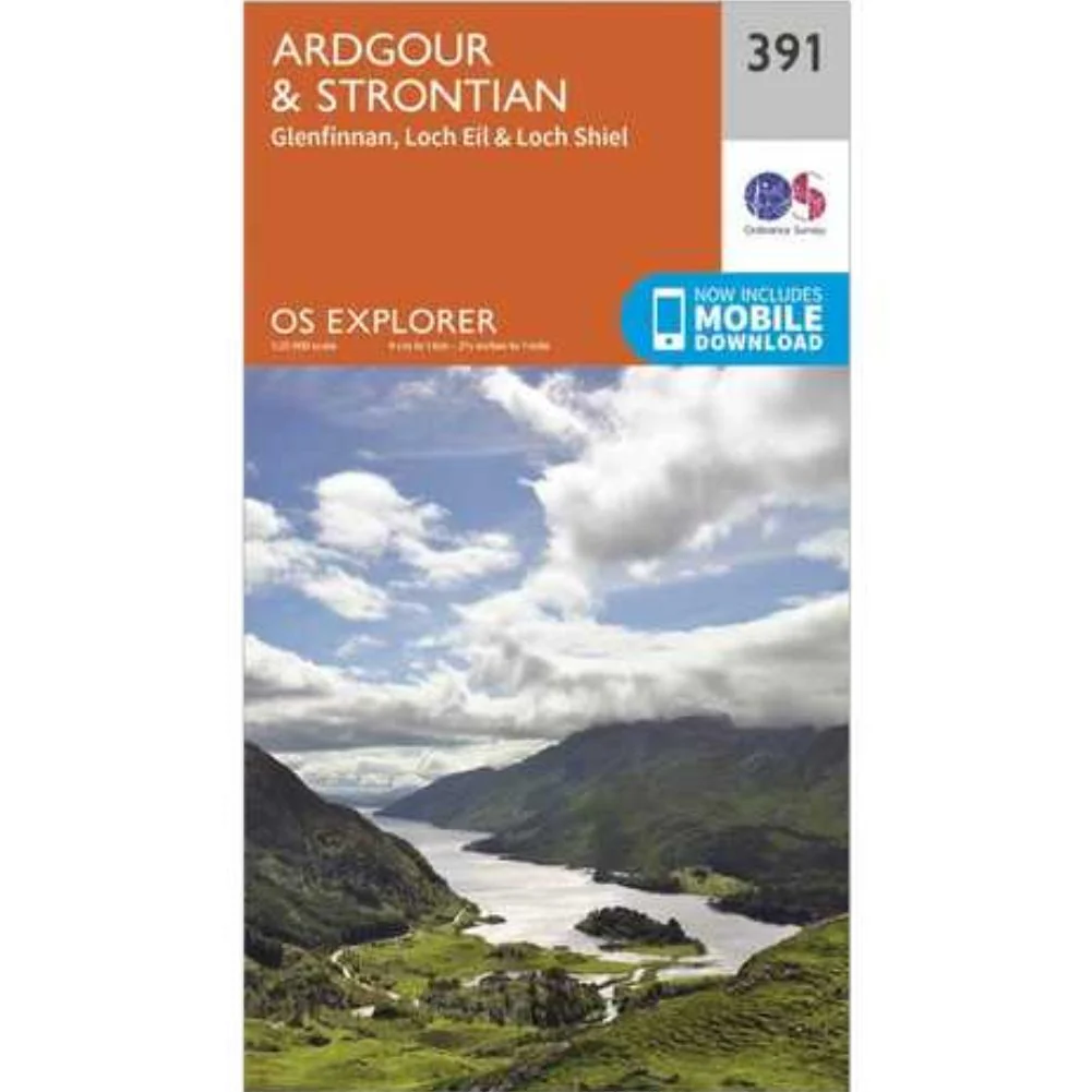 Ordnance Survey Explorer Map 391 - Ardgour & Strontian