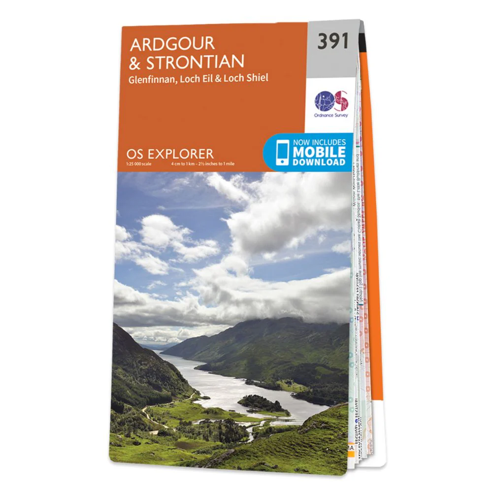 Ordnance Survey Explorer Map 391 - Ardgour & Strontian - Image 2