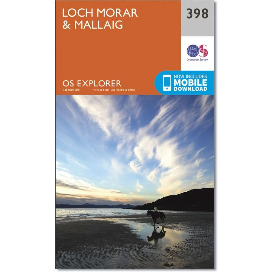 Ordnance Survey Explorer Map 398 Loch Morar & Mallaig