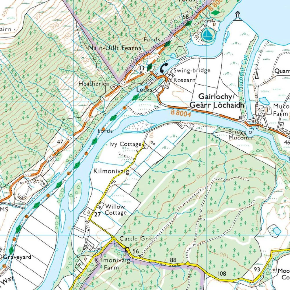 Ordnance Survey Explorer Map 399 Loch Arkaig - Image 5