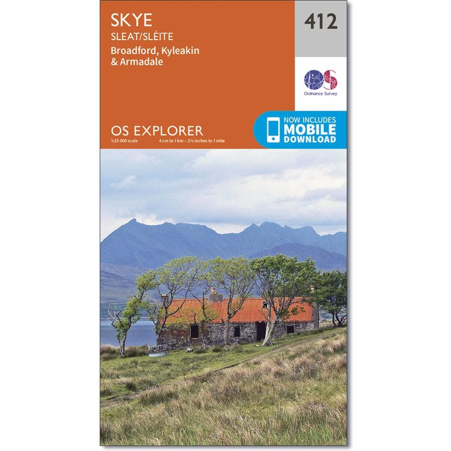 Ordnance Survey Explorer Map 412 Skye - Sleat