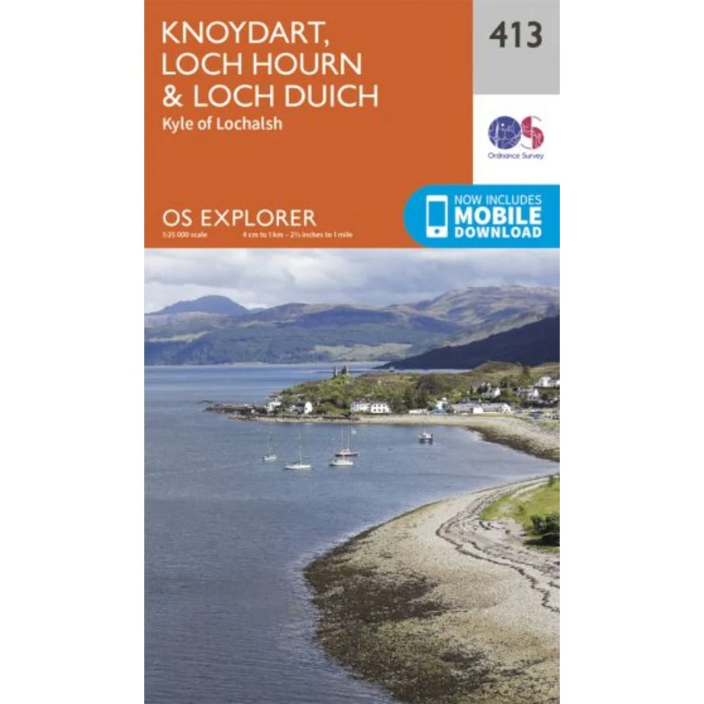 Ordnance Survey Explorer Map 413 Knoydart, Loch Hourn & Loch Duich