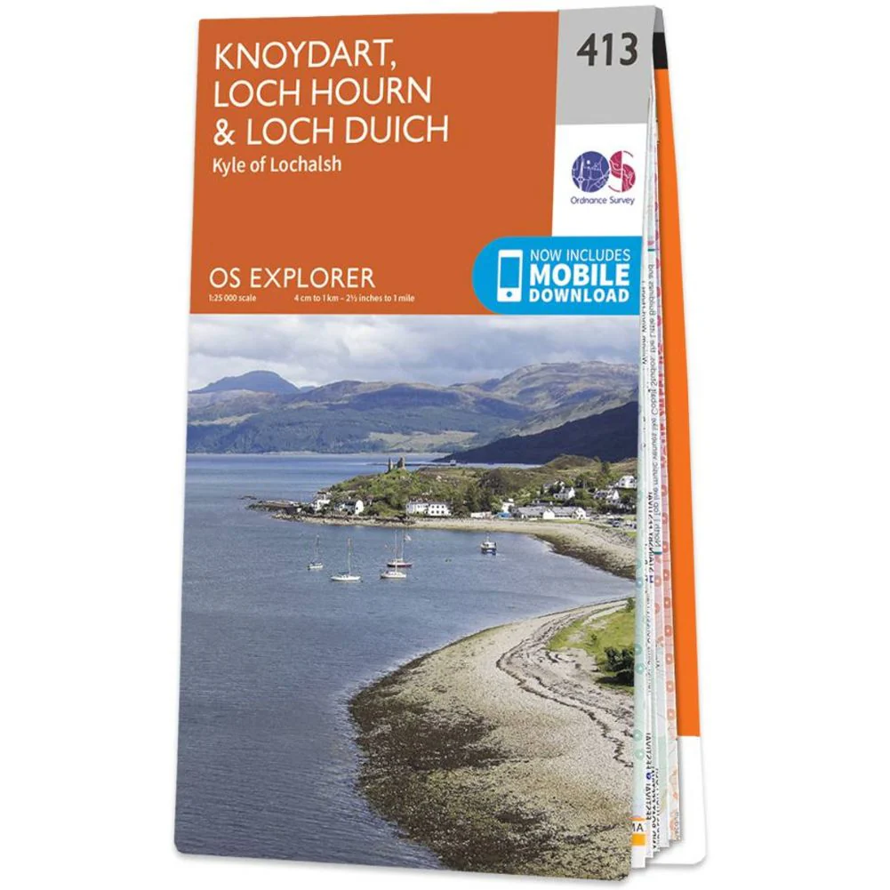 Ordnance Survey Explorer Map 413 Knoydart, Loch Hourn & Loch Duich - Image 2