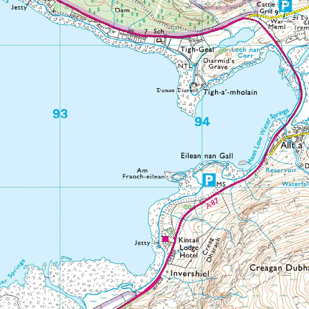 Ordnance Survey Explorer Map 413 Knoydart, Loch Hourn & Loch Duich - Image 5