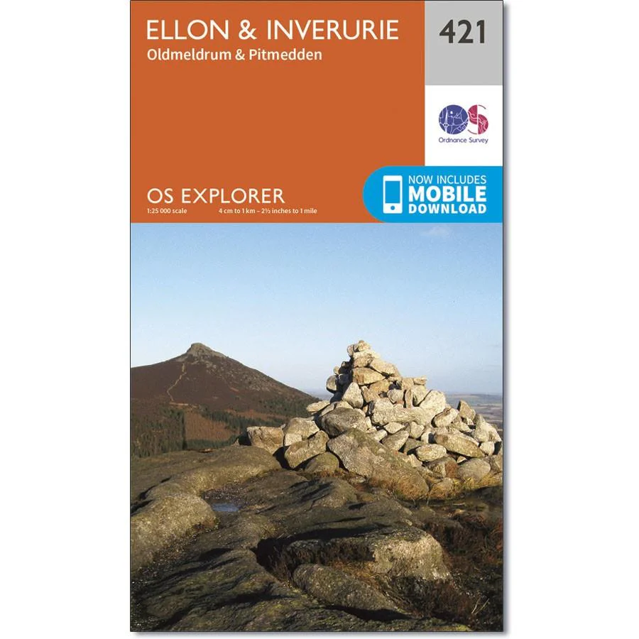 Ordnance Survey Explorer Map 421 Ellon & Inverurie